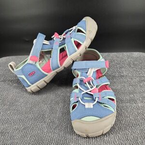 KEEN Seacamp II CNX Kids Water Sandals Blue Pink 1028650 Size 2 US